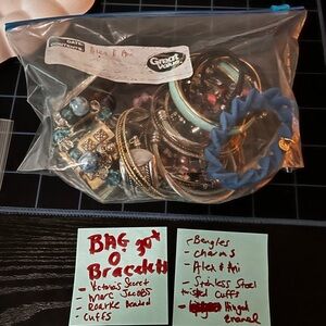 30 plus Assorted Bracelets and Bangles